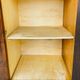 Large vintage chest of drawers with four drawers and one door in oak, circa 1960s