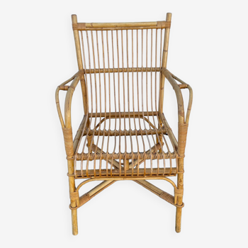 Rattan armchair