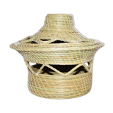Handmade natural fibre basket