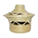 Handmade natural fibre basket