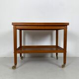 Danish midcentury teak bar trolley by Grete Jalk