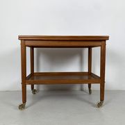 Danish midcentury teak bar trolley by Grete Jalk
