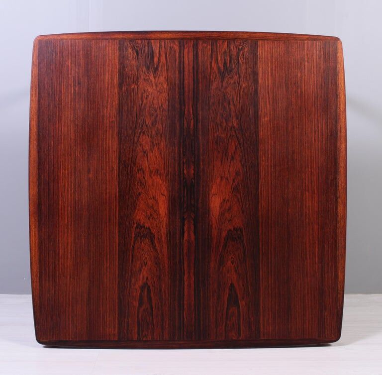 Yngvar Sandstrom rosewood table Seffle Màbelfabrik 1950s
