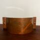 Copper wall light in opaline glass Fanale Italy