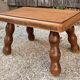 Tabouret, porte pot en chêne massif, années 50
