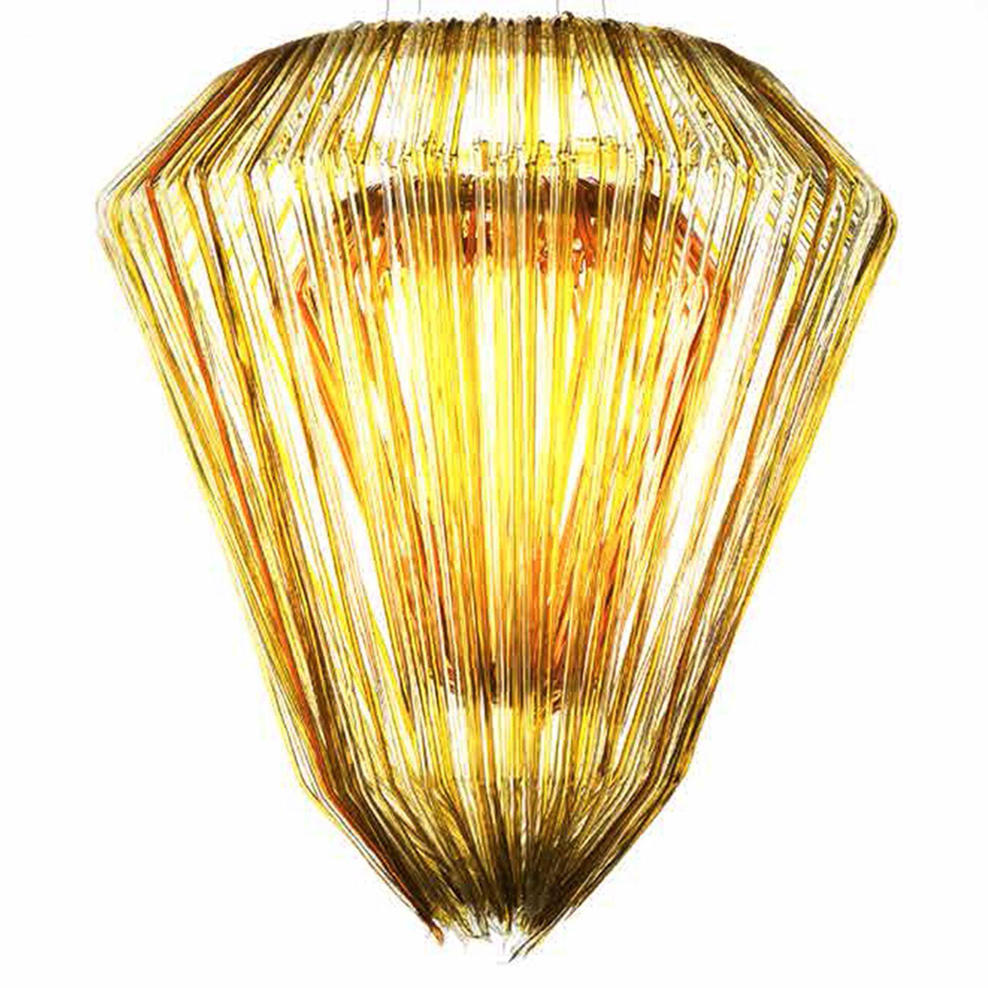 Contemporary Jacopo Foggini Mod Brilli E Gold Methacrylate Italian Chandelier