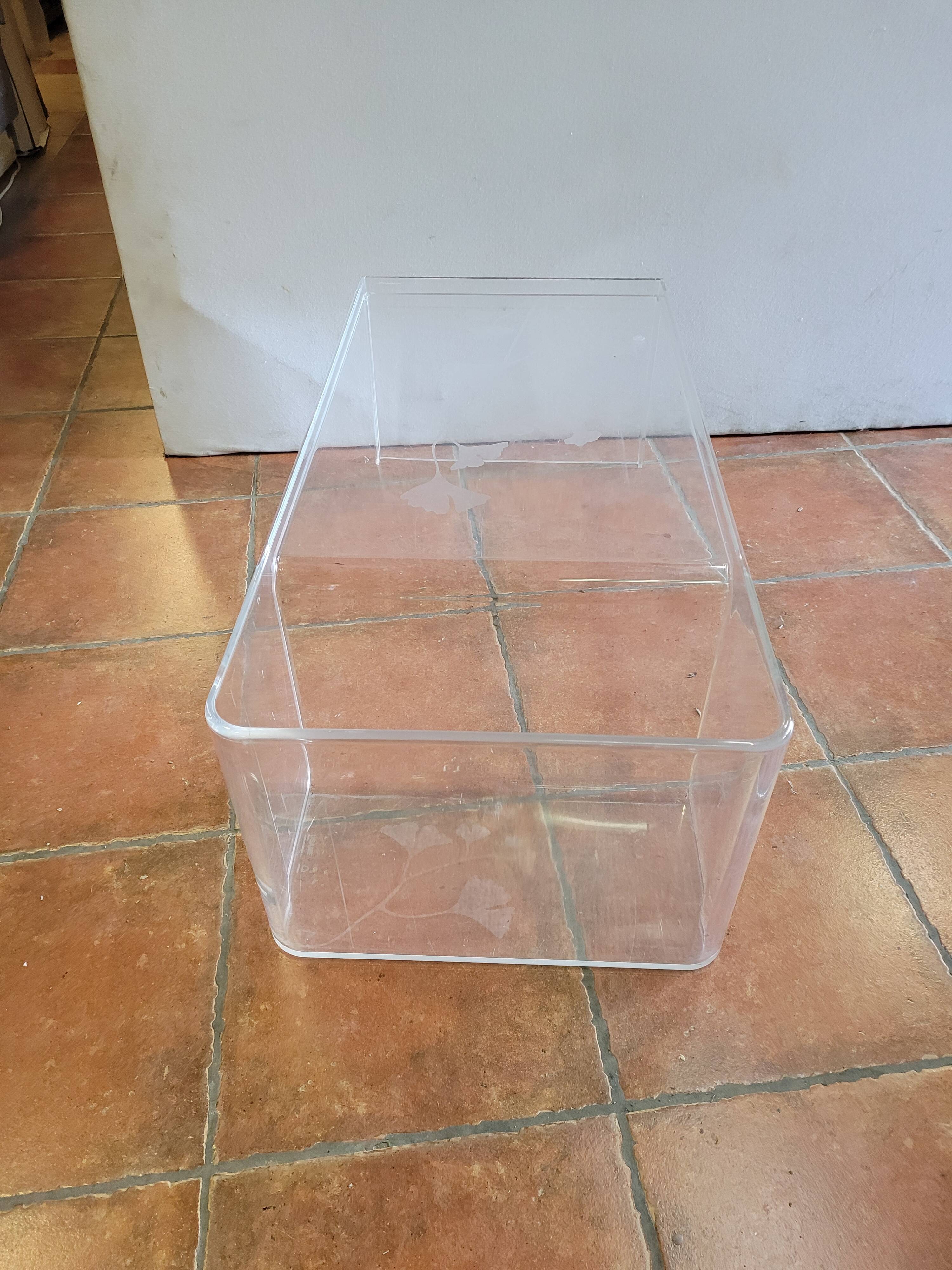 Plexiglas coffee table by Patricia Urquiola