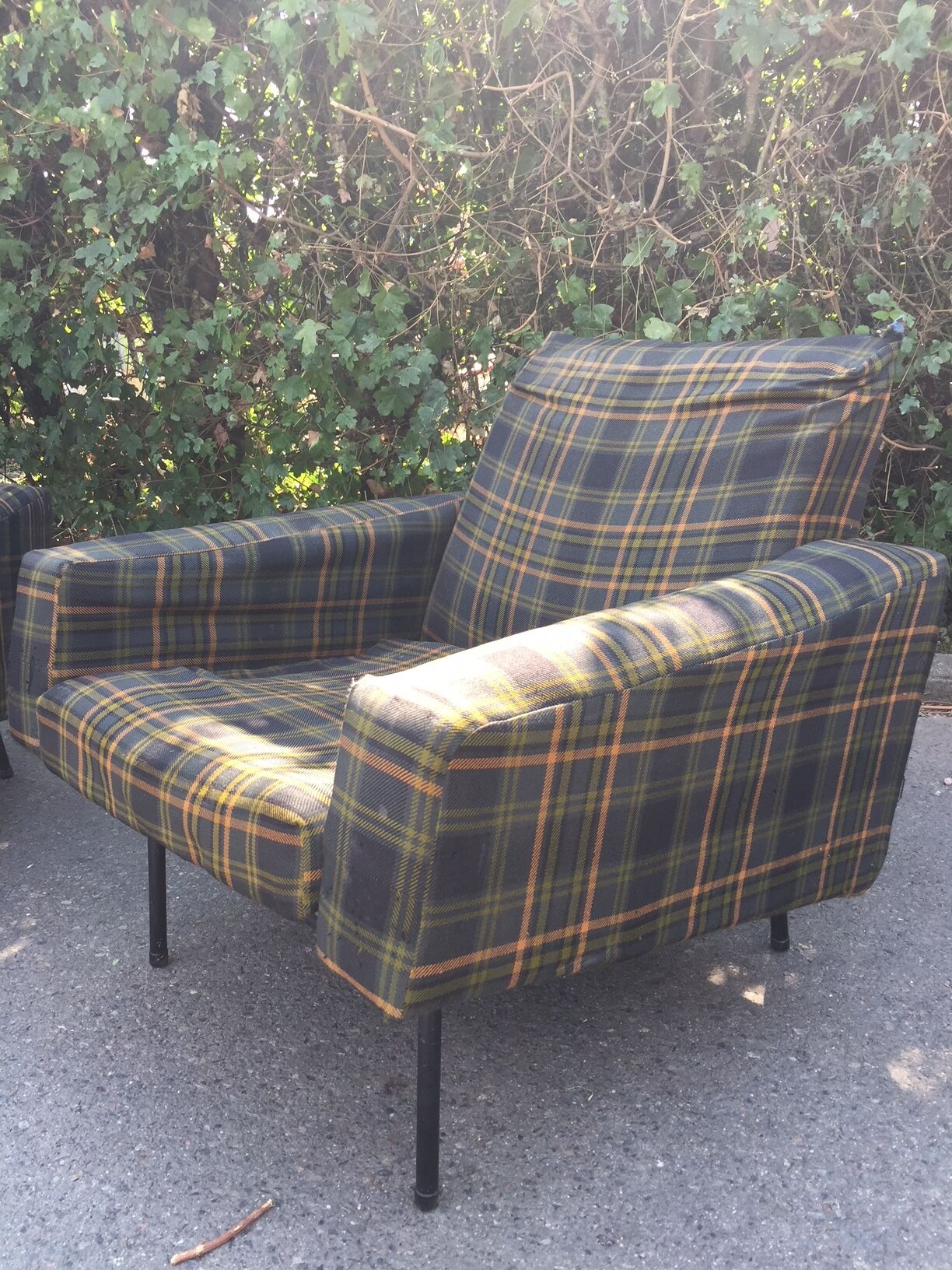 Pair of armchairs G10, Pierre Guariche for Airborne