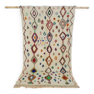 Tapis Marocain berbère 252 x 140 cm tapis Azilal en laine