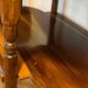 Console en palissandre et ronce début XX siècle