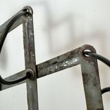 Grey Industrial Scissor Wall Lamp from Elektroinstala, 1960s