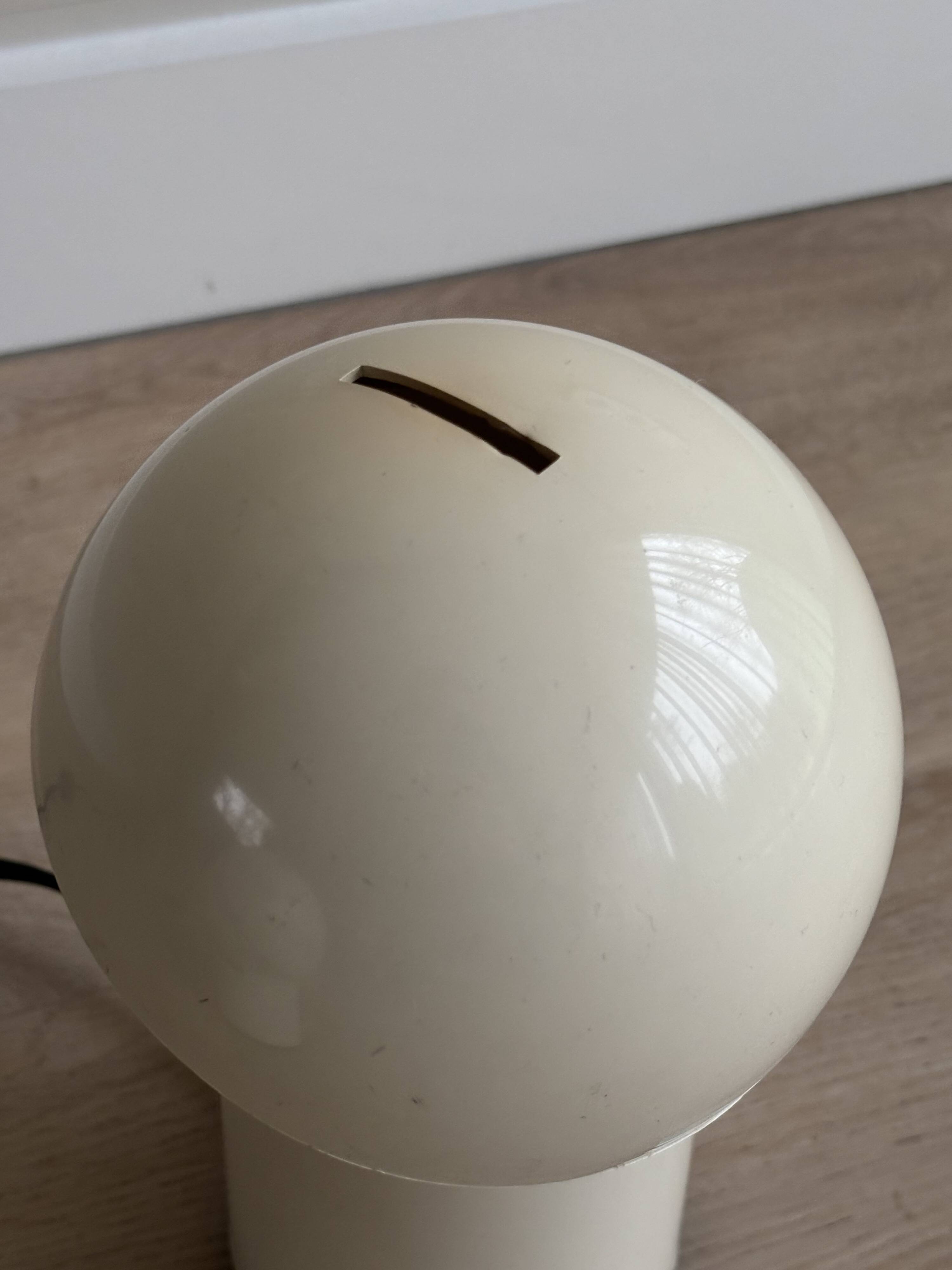 Set of two Vintage 'Pac-Man' Asteroidi Siberin Caronno table lamp Italy 70's design