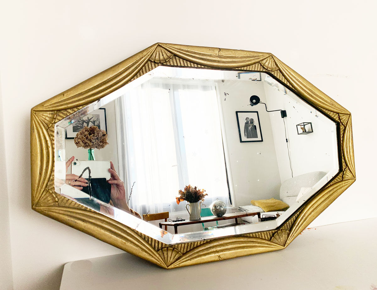 Mirror art deco - 73x44cm