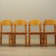Set of four chairs, Scandinavian design, 1960s, designer: Rainer Daumiller,