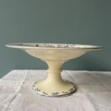 Compotier on pedestal XIXth Terre de Fer L. Chanut Paris