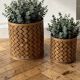 Caches pots vintage