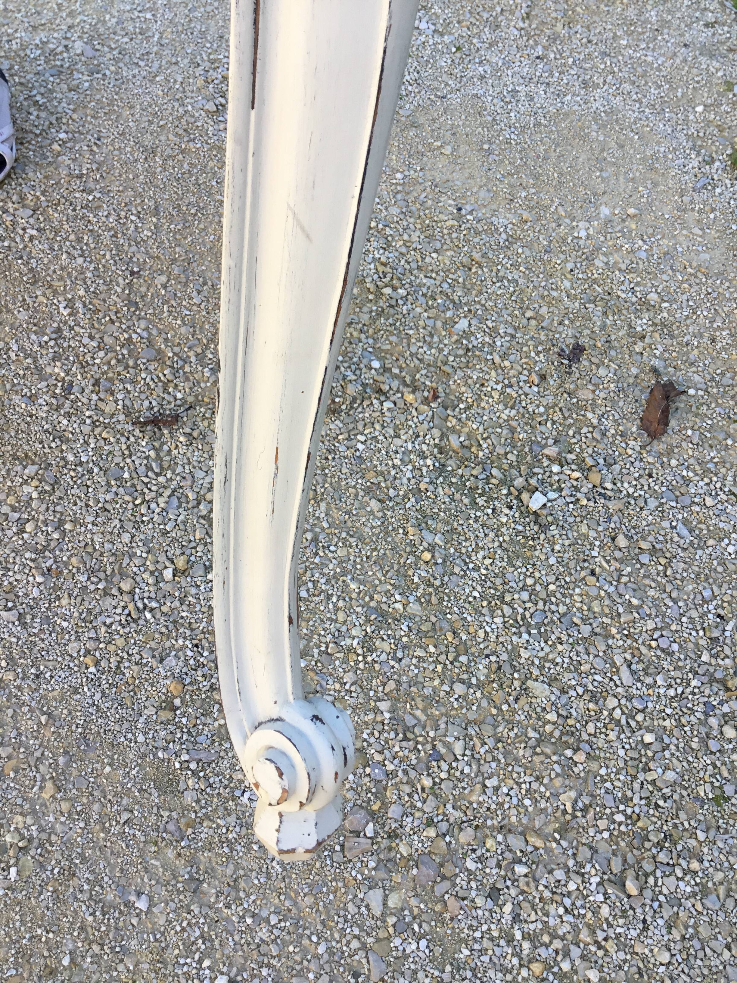 Louis XV style table from the 1950s/60s, stripped and patinated