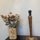 Old wooden Art Deco lamp stand