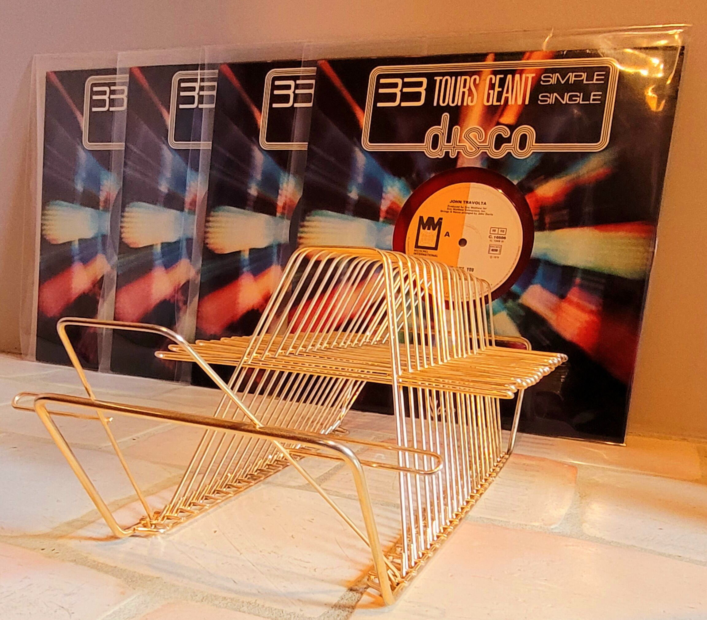 Vinyl records holder vintage record holders from the 60s