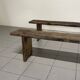 Pair of rustic benches, early 1900s