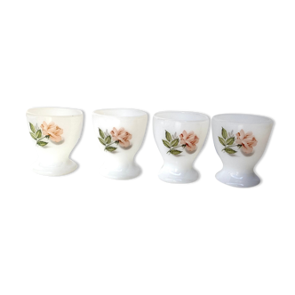 Vintage Arcopal pink shells