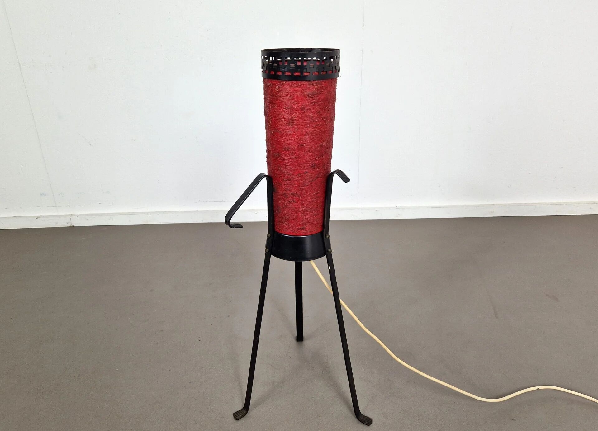 Fiberglass rocket floor lamp | Germany