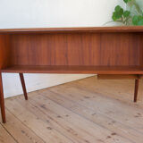 Mid-Century Danish Teak Desk by Gunner Nielsen for Tibergaard, 1960s
