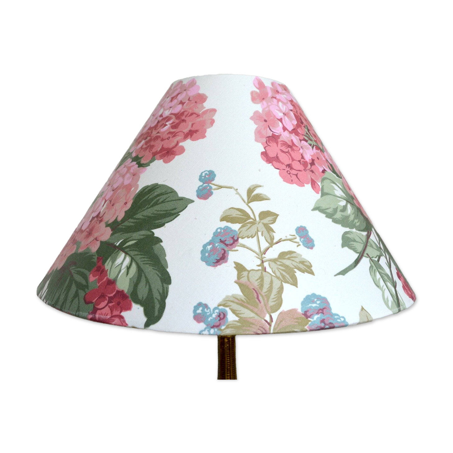 Pink Hydrangea Lampshade