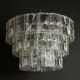 Lustre en cristal vintage, Italie, années 1960