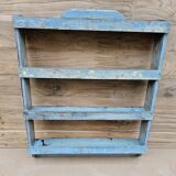 Burmese teak wall shelf