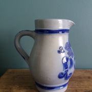 Alsace stoneware pitcher signed Remmy fils Betschdorf