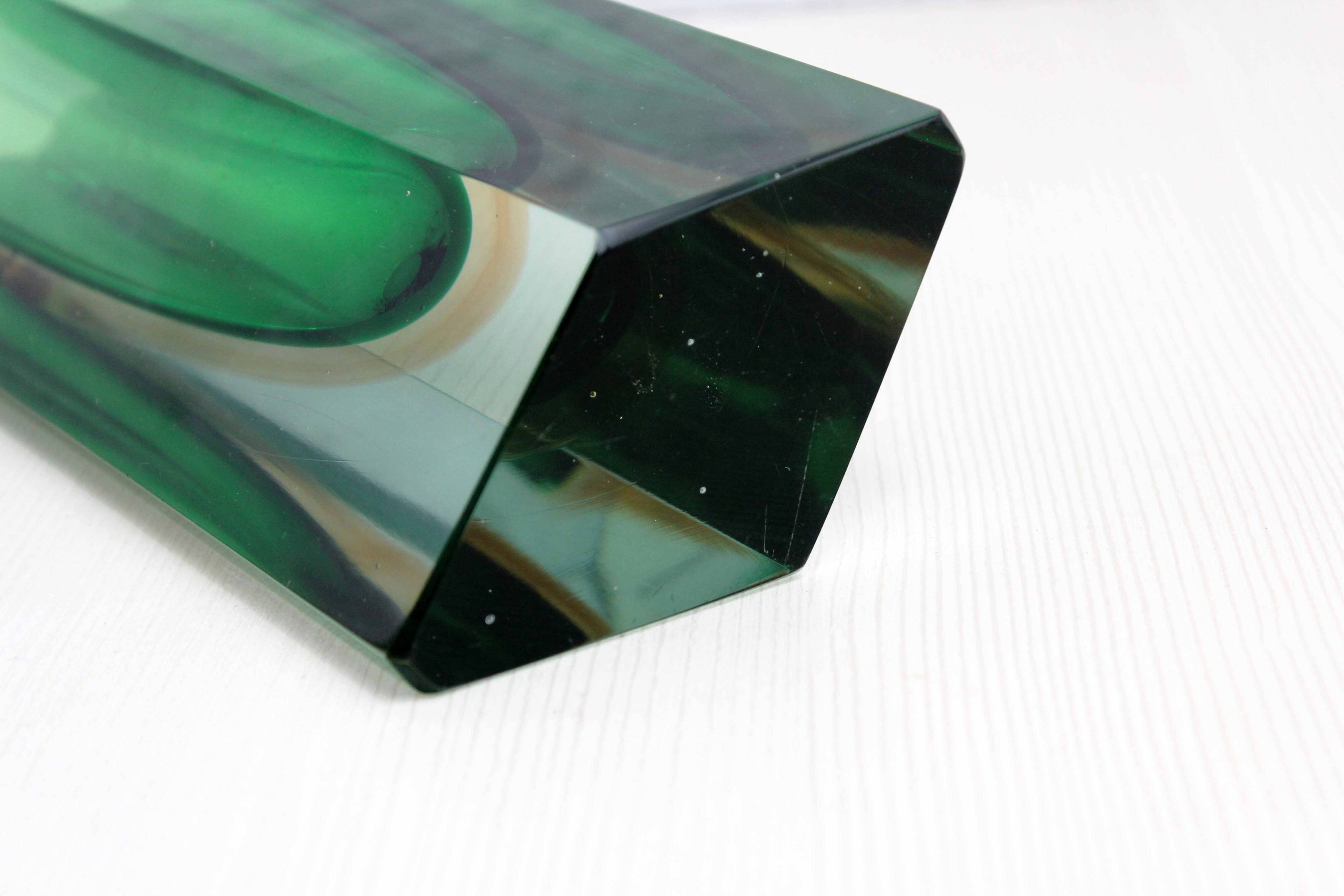 Murano glass vase, Sommerso, 1970