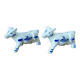 Delft Blue Cow Salt and Pepper Shakers