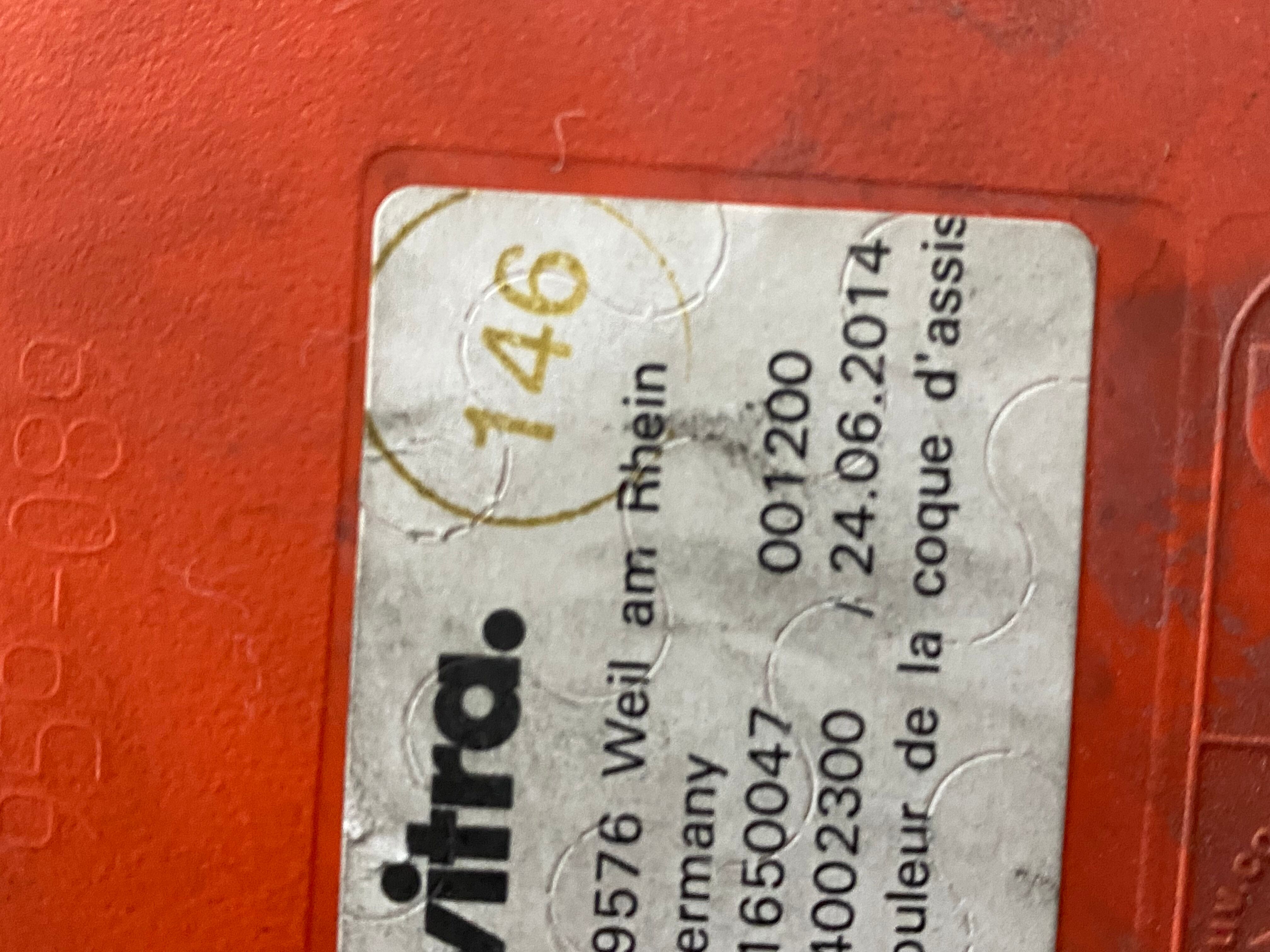 Set of 6 chairs DSW charles & Ray Eames Edition Vitra