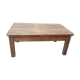 Old oak coffee table with a drawer