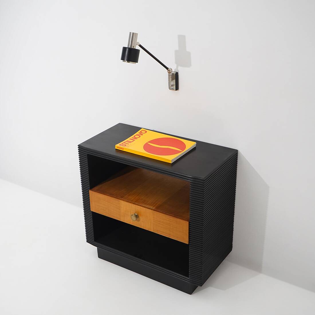 Stilnovo metal wall lamp, 1960s