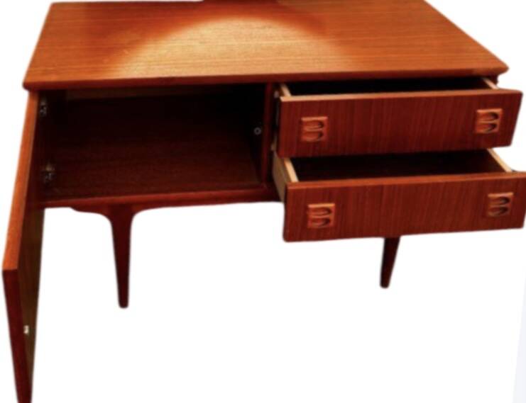 Vintage Scandinavian teak enfilade commode