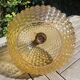 Vintage 1970s Empoli glass suspension globe