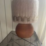 Vintage elm lamp