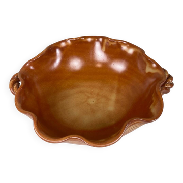 Glazed terracotta cup