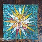 Murano - glass marquetry bowl "Omaggio a Gaudi"