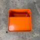 Chevet, desserte Flair orange pour Prisunic