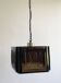 Mid Century Modern Erik Hoglund Amber Ceiling Lamp Glass Kosta Boda 1970s