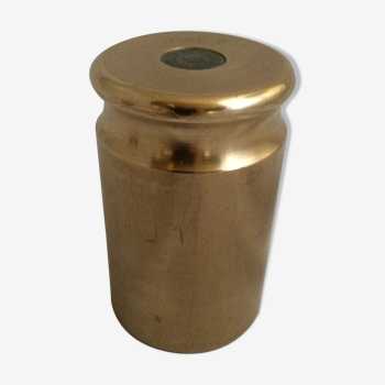Control weight in brass 2 kg for trade balance