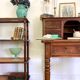 Vintage antique wooden desk