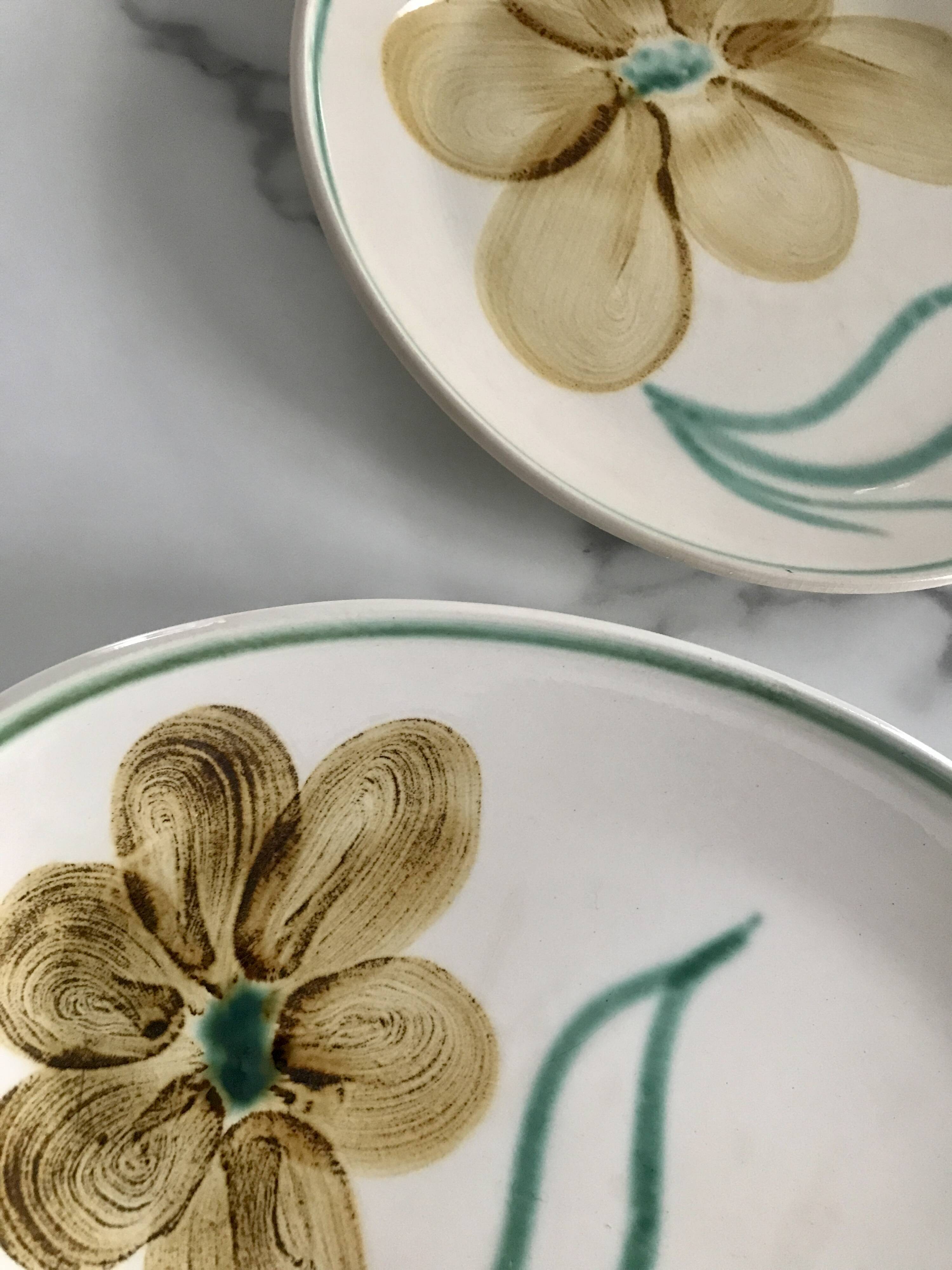 Small vintage ceramic dishes Salins France