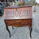 Curved donkey desk in walnut (secretary)