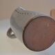 Ceramic stoneware candle holder from the 1970s.