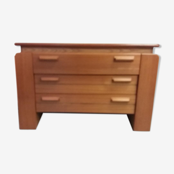 Oak-plated dresser 1980