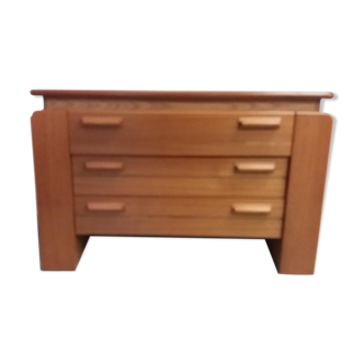 Oak-plated dresser 1980
